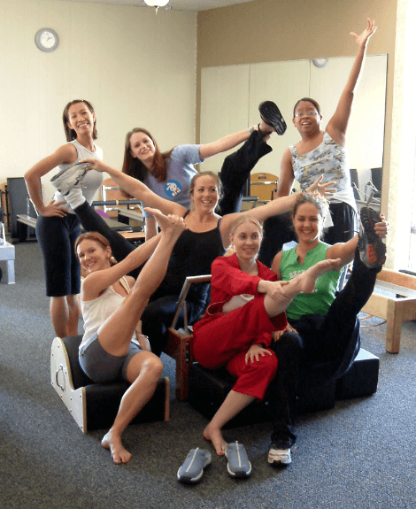 A group of satisfied Bodhi Body Pilates members